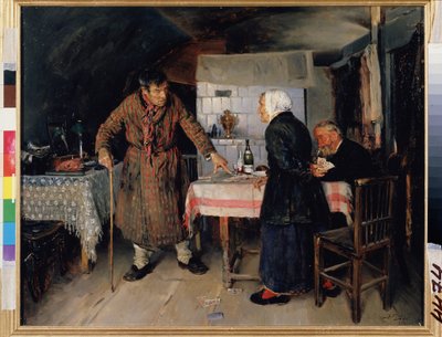 A Quarrel at Cards Game by Vladimir Egorovic Makovsky