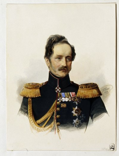 Portrait of the Prince A. F. Orlov by Vladimir Ivanovich Hau
