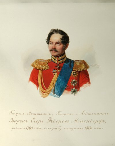 Portrait of General Yegor Fyodorovich Meiendorf (1794-1879) by Vladimir Ivanovich Hau
