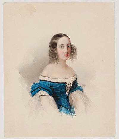 Portrait of Grand Duchess Maria Nikolaievna by Vladimir Ivanovich Hau