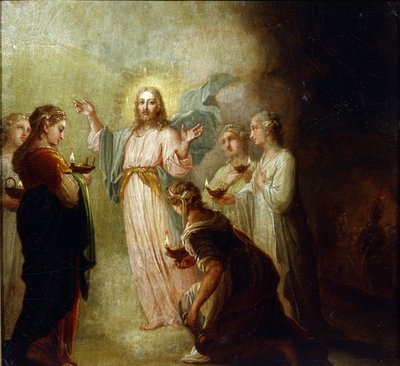 The Parable of the Wise and Foolish Virgins by Vladimir Lukich Borovikovsky