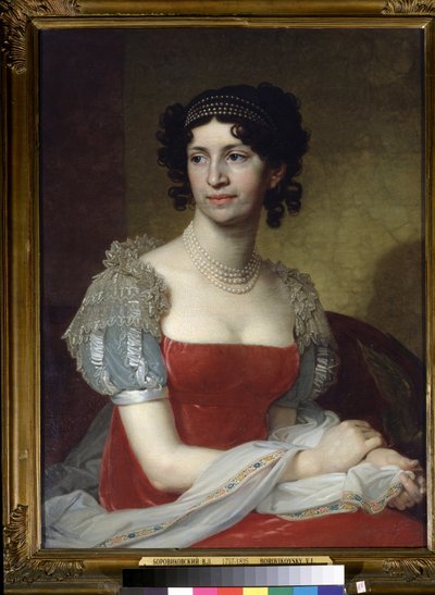 Portrait of Princess Margarita Dolgorukaya by Vladimir Lukich Borovikovsky