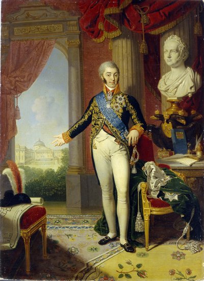 Portrait of Count N.P. Sheremetev by Vladimir Lukich Borovikovsky