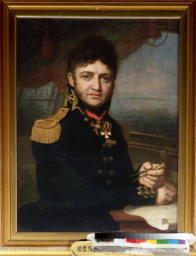 Portrait of Navigator and Officer Yuri Lisyansky (1773-1837) by Vladimir Lukich Borovikovsky
