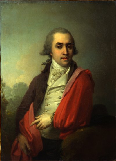 Portrait of Ardalion Alexandrovich Torsukov, 1795 by Vladimir Lukich Borovikovsky
