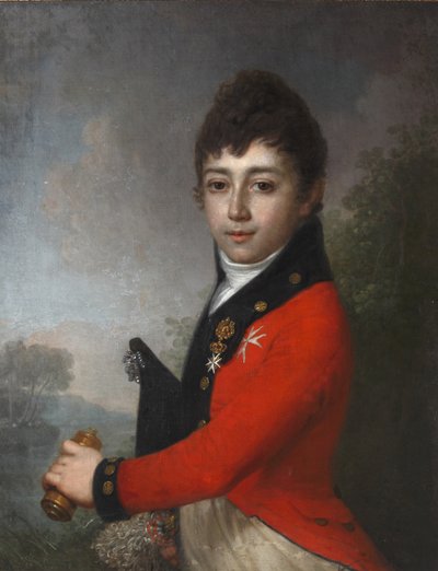 Portrait of Baron Alexey Nikolaevich Serdobin 1790-1834 as Child by Vladimir Lukich Borovikovsky
