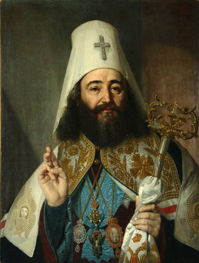 Portrait of Catholicos-Patriarch of All Georgia Anton II by Vladimir Lukich Borovikovsky