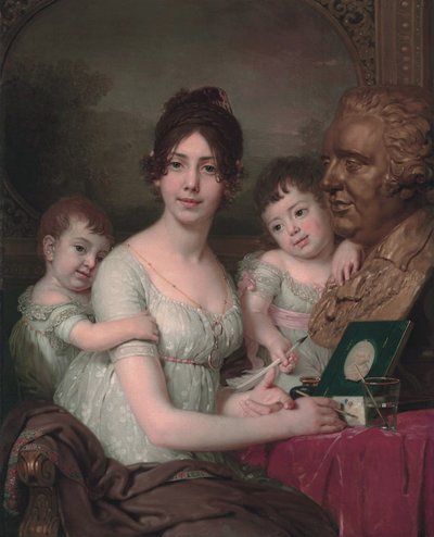 Portrait of Countess Liubov Ilyinichna Kusheleva, née Bezborodko with Children, 1803 by Vladimir Lukich Borovikovsky