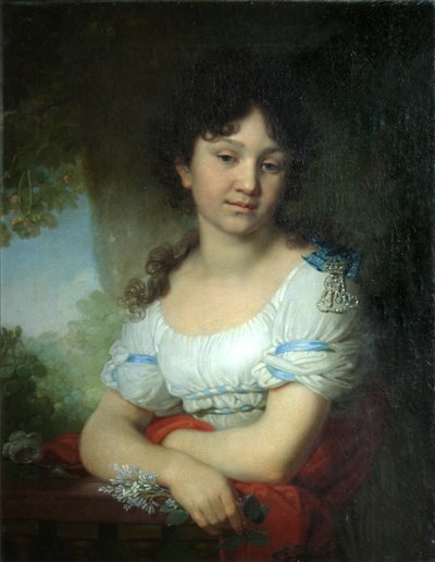 Portrait of Countess Maria Alexeyevna Orlova-Denisova, 1801 by Vladimir Lukich Borovikovsky