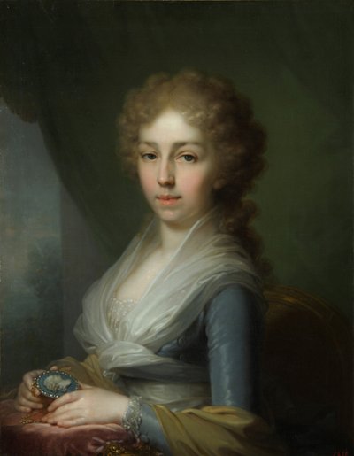 Portrait of Grand Duchess Elizabeth Alexeievna by Vladimir Lukich Borovikovsky