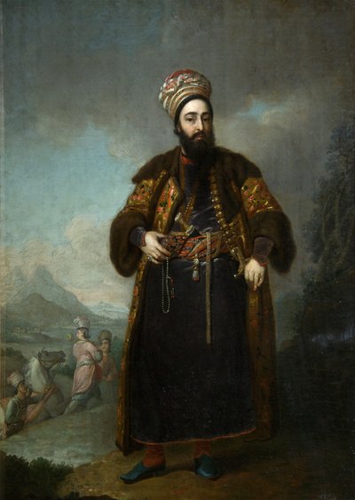 Portrait of Murtaza Kuli Khan, 1796 by Vladimir Lukich Borovikovsky