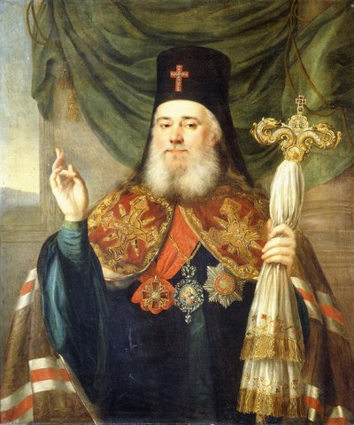 Portrait of Platon, Metropolitan of Moscow and Kolomna by Vladimir Lukich Borovikovsky