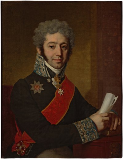 Portrait of Prince Alexei Alexeyevich Dolgoruky by Vladimir Lukich Borovikovsky