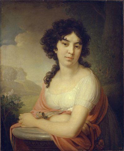 Portrait of Princess Anna Petrovna Gagarina, 1801 by Vladimir Lukich Borovikovsky