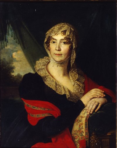 Portrait of Princess Natalia Alexandrovna von Buxhoeveden 1758-1808, née Alexeyeva, 1790s by Vladimir Lukich Borovikovsky