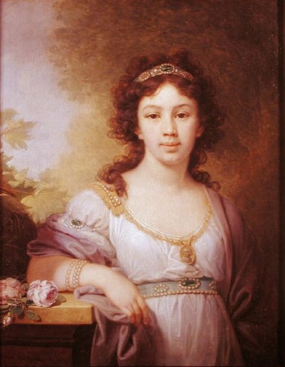 Portrait of a member of the Chidbov Family by Vladimir Lukich Borovikovsky