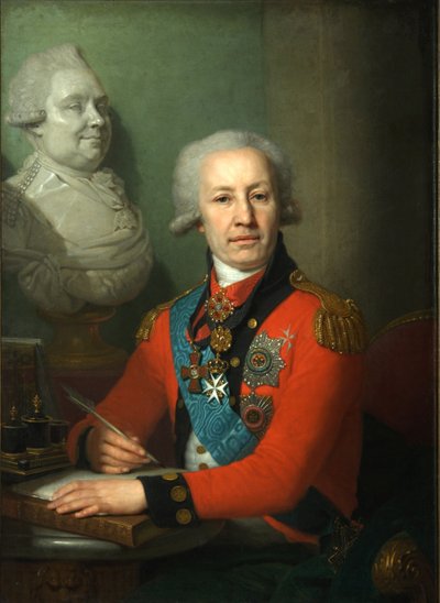 Portrait of baron Alexei Vasilyev, 1800 by Vladimir Lukich Borovikovsky