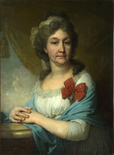 Portrait of baroness Varvara Vasilyeva, 1800 by Vladimir Lukich Borovikovsky