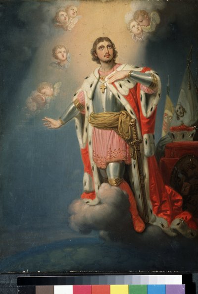 Representation of the Russian National Hero Alexander Nevsky by Vladimir Lukich Borovikovsky