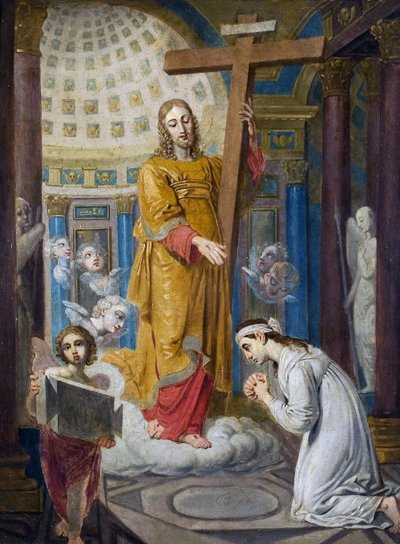 The Appearance of Christ with the Cross to Ekaterina Filippovna Tatarinova by Vladimir Lukich Borovikovsky