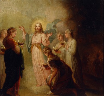 The Parable of the Wise and Foolish Virgins by Vladimir Lukich Borovikovsky