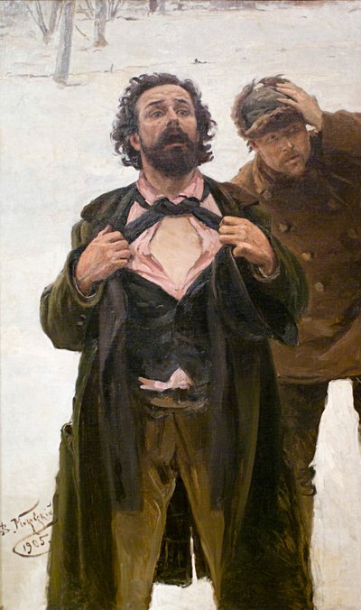 Study for the painting Bloody Sunday 22 January 1905, 1905 by Vladimir Egorovic Makovsky