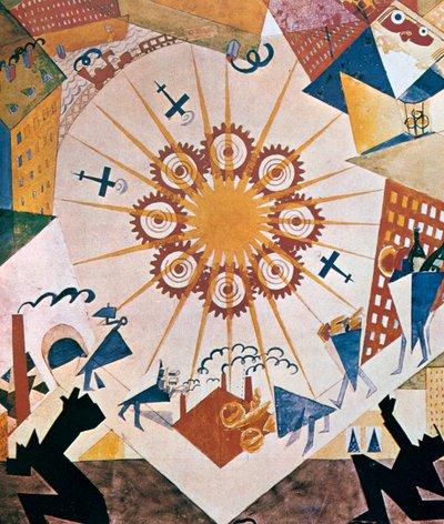 Decor Design for Mystery Bouffe, 1919 by Vladimir Mayakovsky