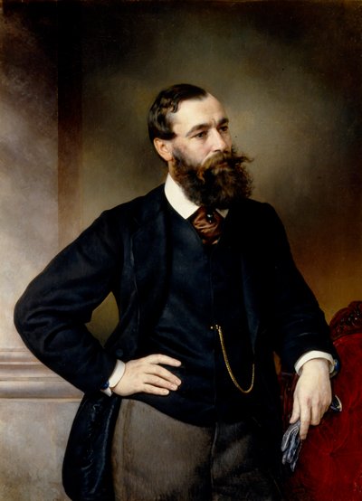 Portrait of the Jurist and Political Philosopher Boris Nikolayevich Chicherin by Vladimir Ossipovitch Sherwood