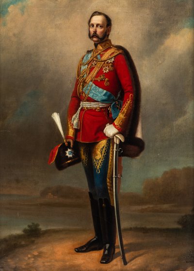 Portrait of Emperor Alexander II by Vladimir Vasilyevich Perov