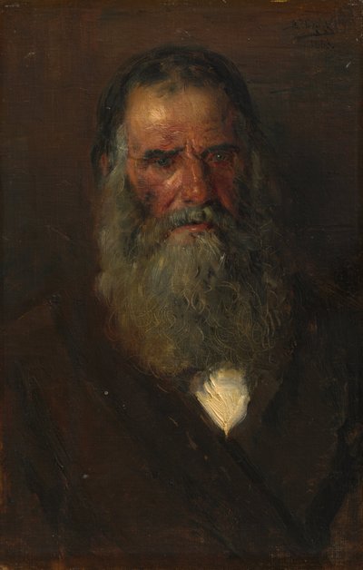Study of the Head of an Old Man by Vladimir Yegorovich Makovski
