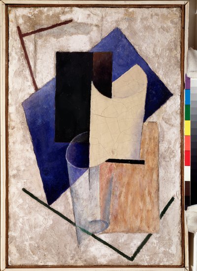 Still life (c.1920) by Vladislav Maximilianovich Strzheminsky
