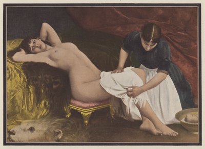 Woman Getting Out of Bed by Vlaho Bukovac