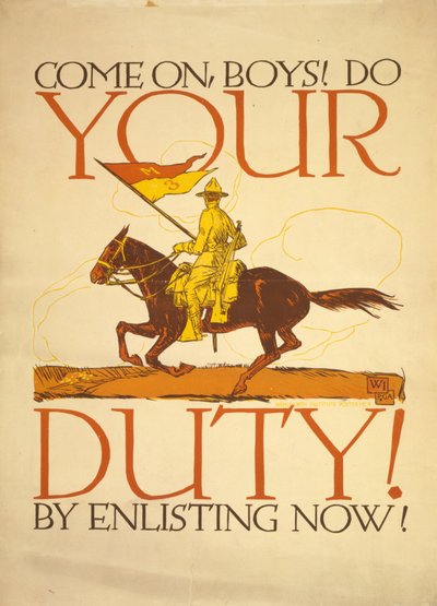 Come on Boys! Do Your Duty! By Enlisting Now! by Vojtch Preissig