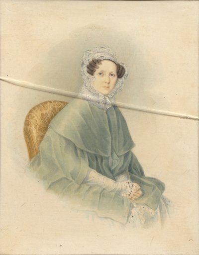 Portrait of Countess Natalia Pavlovna Stroganova, 1845 by Voronov