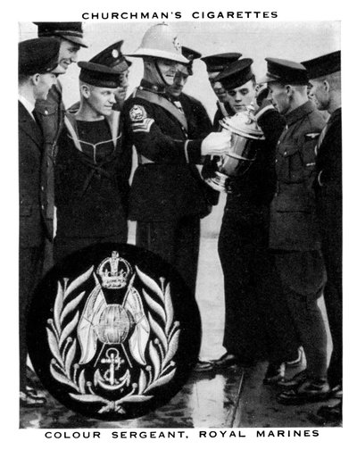 Colour Sergeant, Royal Marines, 1937 by WA and AC Churchman