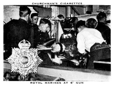 Royal Marines at 6 Gun by WA and AC Churchman