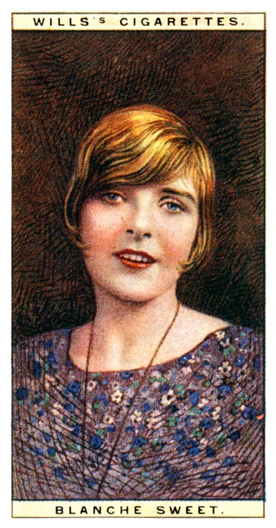 Blanche Sweet, American Actress by WD and HO Wills