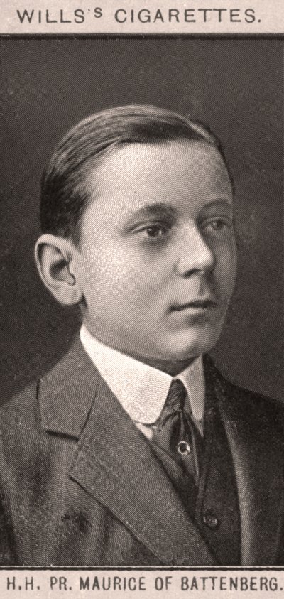 Prince Maurice of Battenberg, 1908 by WD and HO Wills