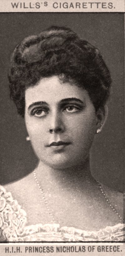 H.I.H. Princess Nicholas of Greece, 1908 by WD and HO Wills