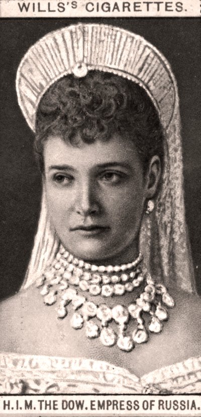 H.I.M, The Dowager Empress of Russia by WD and HO Wills