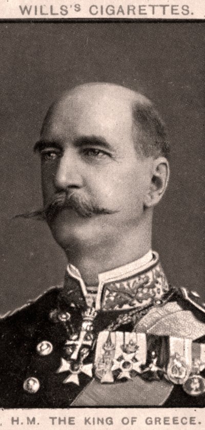 The King of Greece, 1908 by WD and HO Wills