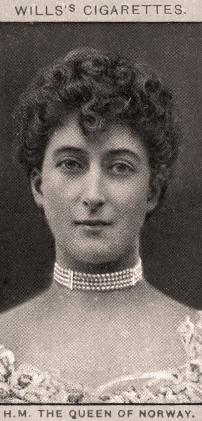H.M The Queen of Norway by WD and HO Wills