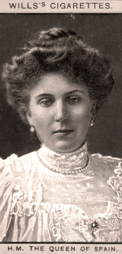 H.M The Queen of Spain by WD and HO Wills