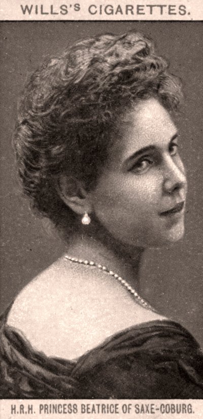 Princess Beatrice of Saxe-Coburg, 1908 by WD and HO Wills