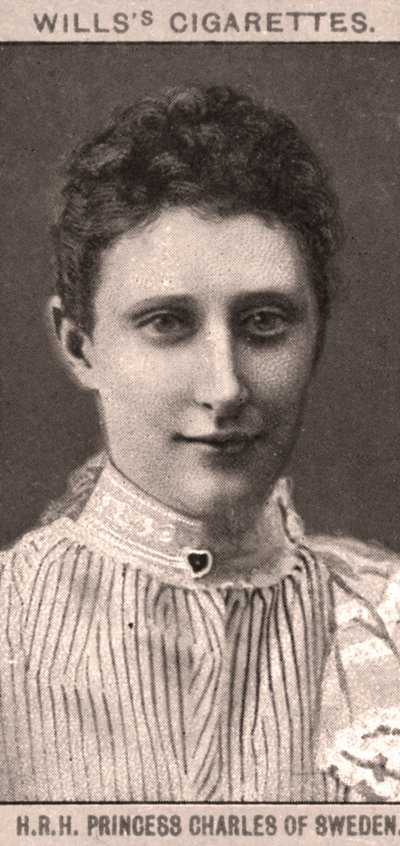 H.R.H Princess Charles of Sweden, 1908 by WD and HO Wills