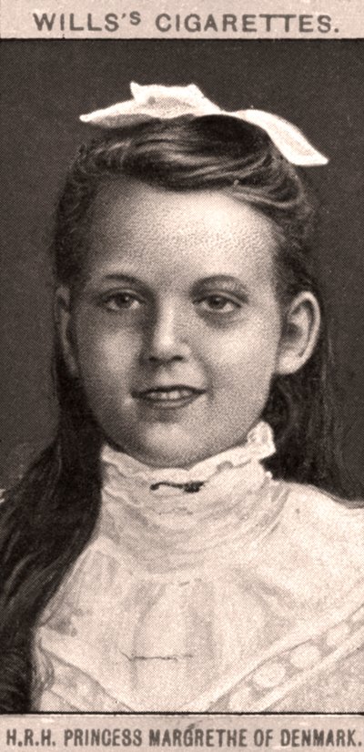 H.R.H Princess Margrethe of Denmark, 1908 by WD and HO Wills