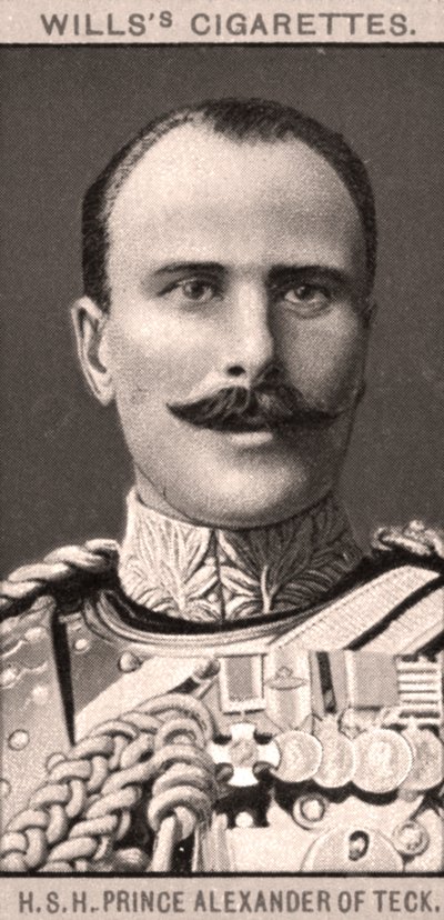 H.S.H Prince Alexander of Teck, 1908 by WD and HO Wills