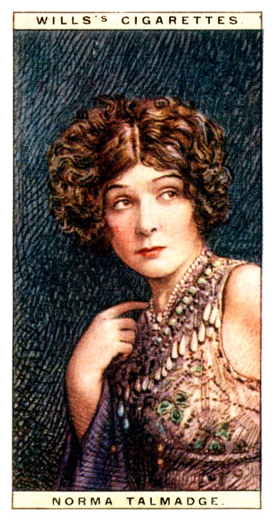 Norma Talmadge, American Actress by WD and HO Wills
