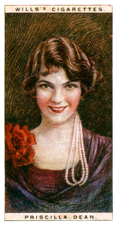 Priscilla Dean, American Actress by WD and HO Wills