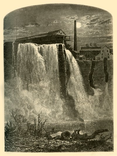 West Side, Upper Falls of the Genesee, 1874 by W.H. Morse
